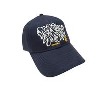 JYC CREATIVE Gorra Oficial de Real Madrid Equipo de Fútbol, Regalo para Aficionados al Fútbol, Gorra con Visera para Hombre y Mujer, (FR/ES, Letras, Talla única, Grafiti)