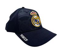 JYC CREATIVE Gorra Oficial de Real Madrid Equipo de Fútbol, Regalo para Aficionados al Fútbol, Gorra con Visera para Hombre y Mujer, (Azul)