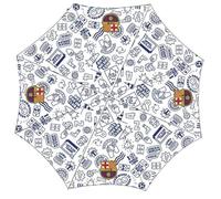 JYC CREATIVE Paraguas Automático Plegable del Barcelona Paraguas de Bolso, Parasol para el Verano, Sombrilla, Regalo del Bacerlona, Regalo para Fans del Bacerlona, (Bacerlona1)