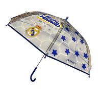 JYC CREATIVE Paraguas Automático Plegable del Real Madrid, Paraguas de Bolso, Parasol para el Verano, Sombrilla, Regalo del Real Madrid, Regalo para Fans del Madrid, (R Madrid6)
