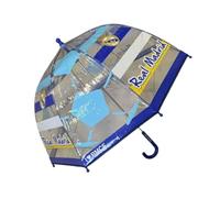 JYC CREATIVE Paraguas Automático Plegable del Real Madrid, Paraguas de Bolso, Parasol para el Verano, Sombrilla, Regalo del Real Madrid, Regalo para Fans del Madrid, (Modelo 3)