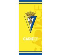 JYC CREATIVE Toalla de Playa y Piscina y Gimnasio, Regalos Fútbol, Productos Exclusivos para Fans, Regalos Ideales para Aficionados del Fútbol, Toalla (P2, 75X150, Cadiz C F)