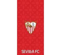 JYC CREATIVE Toalla de Playa y Piscina y Gimnasio, Regalos Fútbol, Productos Exclusivos para Fans, Regalos Ideales para Aficionados del Fútbol, 100% Algodòn (M1, 70X140, Sevilla FC)
