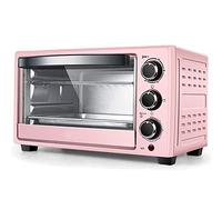 JYCCH Mini Horno y Parrilla, Horno eléctrico de 23 L, 1300 W, Temperatura Ajustable de 70 a 250 ℃ y Temporizador de 60 Minutos, Horno Tostador de encimera de convección (Rosa)