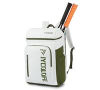 JYColofex - Bolsa de Deporte con Compartimento para Zapatos, 4 Tipos de Espalda Impermeable para Deporte, Caminar, portátil, D-Verde, Small, Color Sports - Mochila de Tenis y bádminton