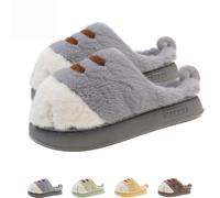 JYEVERC Cozy Cat Paw Slippers, Pantuflas de Patas de Gato para Mujer, Acogedoras Pantuflas de Felpa Esponjosas, Zapatillas de Casa Antideslizantes para Interior y Exterior