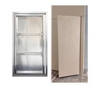 JYHHCYS Trampilla Pladur Panel De Acceso Alicatable De 12x18, 16x16 Y 24x24, Cierre con Pestillo De Apertura A Presión, Tapa De Inspección Metálica para Sistemas Eléctricos(14x28inch)