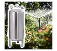 JYHHCYS Vaso de expansión Acero Inoxidable Tanques De Almacenamiento De Agua Grandes, Contenedor Vertical Presurizado, para Riego De Jardín, Exteriores, Granjas, Sótanos(300L/79.2Gal)