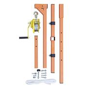 JYHHGDS Polipasto Manual con cabrestante para instalación de Aire Acondicionado, polipasto de 10 m con Estante, Herramienta de elevación Pesada, Equipo portátil para Profesionales.