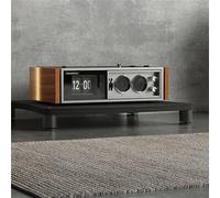 JYHHGDS Torre de Audio en Rack - Soporte Multimedia AV de 1 Nivel con estantes para estéreo, Reproductor de CD y Receptor - Moderno gabinete de Audio con Soporte de exhibición - Negro Cine e