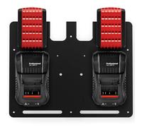 JYiuog Soporte de pared para batería Bosch y cargadores de pared | Soporte estable para 4 baterías y cargador | para Bosch 3xGAL 1880 CV y 3xGAL 18V-20 |