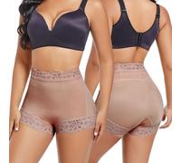 JYIXXZX Bragas Levanta Glúteos Mujer Braga Moldeadoras Faja Reductora Push Up Cortos Levanta Glúteos con Relleno Sin Costuras Control Barriga Embellecer Cadera Braguitas Body Shaper Ropa Interior