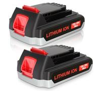 JYJZPB 2X 18V 3.0Ah Batería para Black Decker 18V Batería Litio BL1518 BL2018 LBXR20 LBXR2020-OPE LB20 LBX20 BL2018-XJ BL1518-XJ