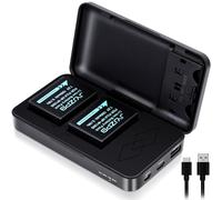 JYJZPB Cargador de batería NP-W126S compatible con Fujifilm X-T3 X-T2 X-T1 X-A5 X-A10 X-A7 X-A5 X-A3 X-A2 X-A1 Fuji X-T20 X-T10 X-T30 X-T100 X-T200, con dos baterías Fujifilm NP-W126S