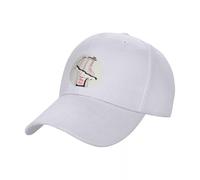 JYKJUEDZ Gorra de béisbol con Ojos sangrientos Villanos qotsa navegación Tranquila Cuerda roja Sombrero Militar para Hombre y niña.