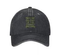 JYKJUEDZ Gorra de béisbol Deleite en lo absurdo Absurdismo Existencialismo Albert Camus Absurdo Singularidad Retro Verde Cibernético