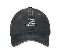 JYKJUEDZ Gorra de béisbol No es Mentira si lo Crees - George Sun Fun Lujo para Hombre y Mujer
