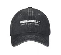 JYKJUEDZ Gorra de béisbol sin diagnosticar, Pero Estoy Bastante Seguro Angustiado Sol Duro Mujeres para el Sol Hombres