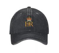 JYKJUEDZ Gorra de béisbol The Royal Cypher of Queen Elizabeth II Golf Niños Mujeres 2025 Hombres