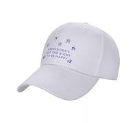 JYKJUEDZ Gorra de béisbol Todos Tienen Derecho a ser Felices del Musical Off-Broadway Assassiners de Stephen Sondheim.