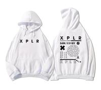 JYKJUEDZ Ropa de Calle de Hip Hop Sam y Colby Xplr r Ropa gráfica Heavy Spirit Moda Unisex Algodón con Capucha para Hombre