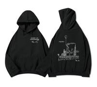 JYKJUEDZ Ropa para Hombre TheWeekend Hurry Up Tomorrow Album Hoodie Otoño/Invierno Hip Hop Algodón Unisex Sudaderas Hombre Hoodie