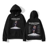 JYKJUEDZ Shakira Las Mujeres Ya No Lloran World Tour Hombres Mujeres Moda Estética Sudaderas Dos Lados Suéteres Oversize