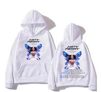 JYKJUEDZ Sudadera con Capucha de la Gira Lifetimes de Katy Perry Ideal para Hombres y Mujeres Ideal para otoño e Invierno. Sudadera con Capucha de algodón Puro Muy vendida.