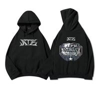 JYKJUEDZ Sudadera con Capucha de Manga Larga Unisex con Estampado gráfico de Banda de Chicos Coreanos Ate Chk Boom para Invierno