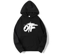 JYKJUEDZ Sudadera con Capucha para niños Ropa de práctica Sudadera con Capucha Lil Durk OTF Sudadera Transpirable cómoda y Minimalista
