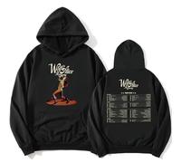 JYKJUEDZ Sudadera con Capucha The Clearing Tour con Estampado de Wolf Alice Band Ropa Deportiva de otoño/Invierno Sudadera con Capucha Informal de algodón para Hombre y Mujer.