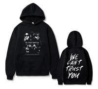 JYKJUEDZ Sudadera con Capucha y Estampado We Don't Trust You del Rapero Future&Metro Boomin para Hombre y Mujer otoño/Invierno Jersey de algodón Puro.