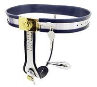 JYLYZZIN Cinturón de castidad Cinturón de castidad Ropa interior de mujer Conjunto sexy para mujer con tapón anal extraíble Hecho de acero inoxidable de Bdsms Juguete