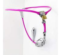 JYLYZZIN Cinturón De Castidad Hombre Cinturón De Castidad Hombre Castidad Extrema, con Tapón Anal, Correa De Silicona Ajustable, Impermeable Y Fácil De Limpiar, Juguete Sexual Fetiche