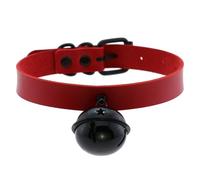 JYLYZZIN Collar Accesorios Eróticos para Mujer Collares Bondage con Campana, Collar Sexy, Sujeción de Cuello Erótica Ajustable, Collar Maestro Esclavo, Cosplay Adulto Fetiche