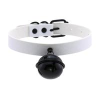 JYLYZZIN Collar Accesorios Eróticos para Mujer Collares Bondage con Campana, Collar Sexy, Sujeción de Cuello Erótica Ajustable, Collar Maestro Esclavo, Cosplay Adulto Fetiche