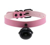 JYLYZZIN Collar Accesorios Eróticos para Mujer Collares Bondage con Campana, Collar Sexy, Sujeción de Cuello Erótica Ajustable, Collar Maestro Esclavo, Cosplay Adulto Fetiche