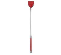 JYLYZZIN Cultivo de equitación rojo, látigo de cuero bondage BDSM, jinete de pelota de salto de jinete, cultivo de equitación británico, cuero genuino, jinete de deportes al aire libre