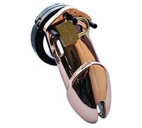 JYLYZZIN Jaula para pene de oro rosa Jaula para pene Dos estilos para elegir Jaula de castidad Cinturón de castidad Bondage Jaula de castidad para esclavos Jaula para pene
