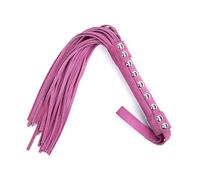 JYLYZZIN Látigo de cuero auténtico para adultos, látigo corto fetiche, látigo erótico, juguete sexual SM Bondage, (multicolor, longitud total 40 cm)