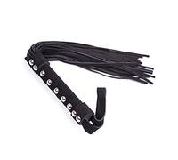 JYLYZZIN Látigo de cuero auténtico para adultos, látigo corto fetiche, látigo erótico, juguete sexual SM Bondage, (multicolor, longitud total 40 cm)