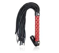 JYLYZZIN Látigo de Cuero de PU Fetiche BDSM Montar Látigo Erótico Accesorios de Juguete Sexual para Juegos Sexuales para Adultos BDSM SM