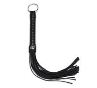 JYLYZZIN Látigo de cuero para azotes, juguetes sexuales, látigo de paleta para bondage, látigo de cuero novedoso para disfraces de cosplay, látigo de equitación para espectáculos