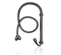 JYLYZZIN Látigo Trenzado Látigo De Cuero Látigo De Toro 1,3 M, Látigo De Cuero En Forma De Corazón SM Bondage Cosplay Para Halloween Carnaval Accesorios De Disfraces Para Mujer