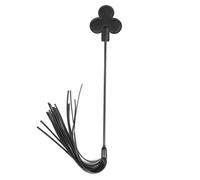 JYLYZZIN Látigos con Cuartos y Borlas para Caballos Látigo Ecuestre SM Bondage Juegos Eróticos Cosplay Juguete Sexual para Parejas Negro