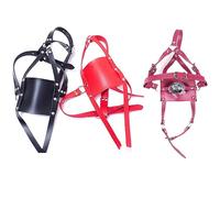 JYLYZZIN Mordaza Bondage Sex Ball Bola dura hueca, bola suave sólida Dos opciones Bondage facial completo SM Gag Ball Bondage Bolas bucales Sexo extremo Fetiche Mordaza BDSM