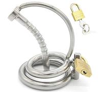 JYLYZZIN Pennis Cage con dilatador Jaula de castidad Cinturón de castidad Hombre Diseño curvo Diseñado para hombres Castidad Uretra Cockcage Castidad para hombres Sm Bondage