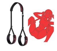 JYLYZZIN Restricciones sexy para correas de cama Juego para adultos Restricciones bondage Kit sexual para parejas Debajo de la cama Kit de esclavitud tamaño king Barra separadora de piernas ajustable