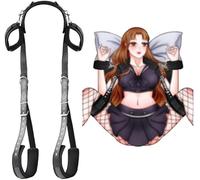 JYLYZZIN SM Games Sex Bed Toys Bondage Rope Kit Restricciones BDSM Sex Bondage Set con esposas y correas para las piernas Puños de sujeción Atados brazos y piernas Juguetes sexuales para pareja