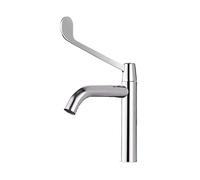 JYMALISA Grifos mezcladores para Lavabo, Grifo para Lavabo de baño, Grifo de Agua fría Individual, Grifo para Lavabo de Mesa, Grifo para Lavabo médico para Comedor Escolar, manija médica de